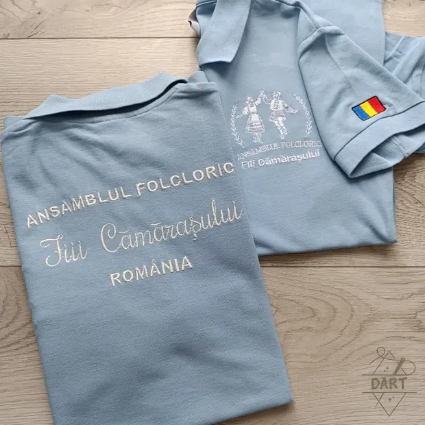 Tricou polo brodat Fiii Cămărașului